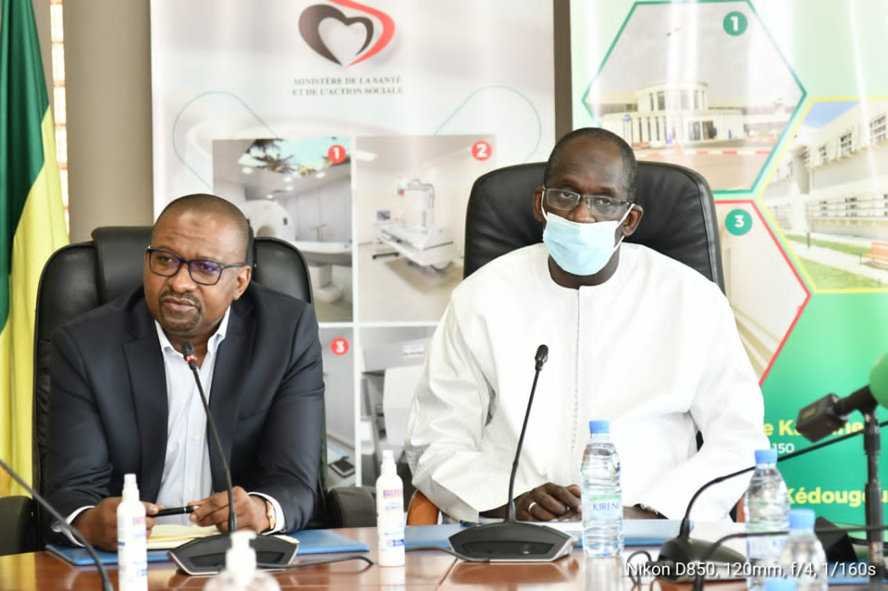 Le Ministre de la Santé et l'Action sociale a reçu en audience le Vice-Président de la République de la Sierra Léone