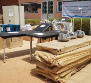 Don de matériel du conseil départemental aux structures sanitaires