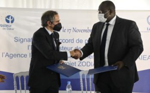 Cancer: le DG de l'AIEA présente le projet "RAYON DE L'ESPOIR" au Chef de l'État Cancer: le DG de l'AIEA présente le projet "RAYON DE L'ESPOIR" au Chef de l'État