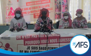 UNE MARCHE DE PROTESTATION DES SAGES-FEMMES D’ETAT, LUNDI