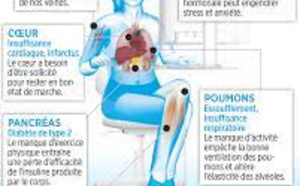 Chez les survivants d’un cancer, la sédentarité est associée à un risque de mortalité plus élevé