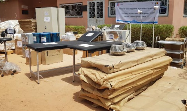 Don de matériel du conseil départemental aux structures sanitaires