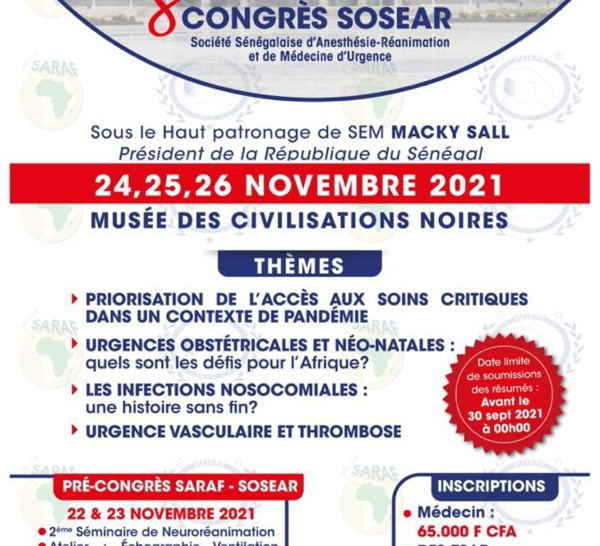 36 EME CONGRES SARAF/ 8EME CONGRES SOSEAR 