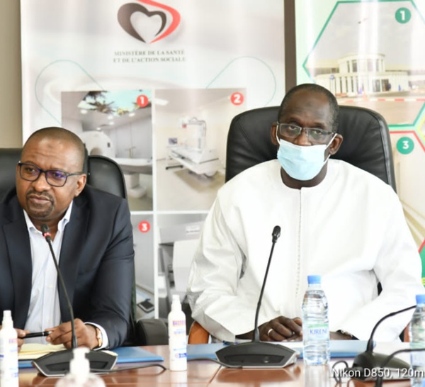 Le Ministre de la Santé et l'Action sociale a reçu en audience le Vice-Président de la République de la Sierra Léone