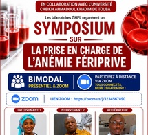 SYMPOSIUM SUR LA PRISE EN CHARGE DE L'ANEMIE FERIPRIVE CE 18 JUIN 2026 À 15H 30